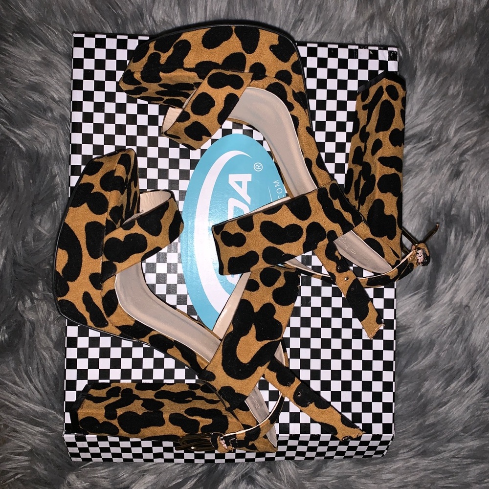 Cheetah Print Heels